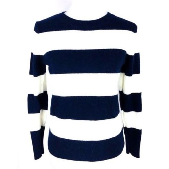 J. Crew Sweaters - J. Crew Nautical Striped Wool Blend Sweater S